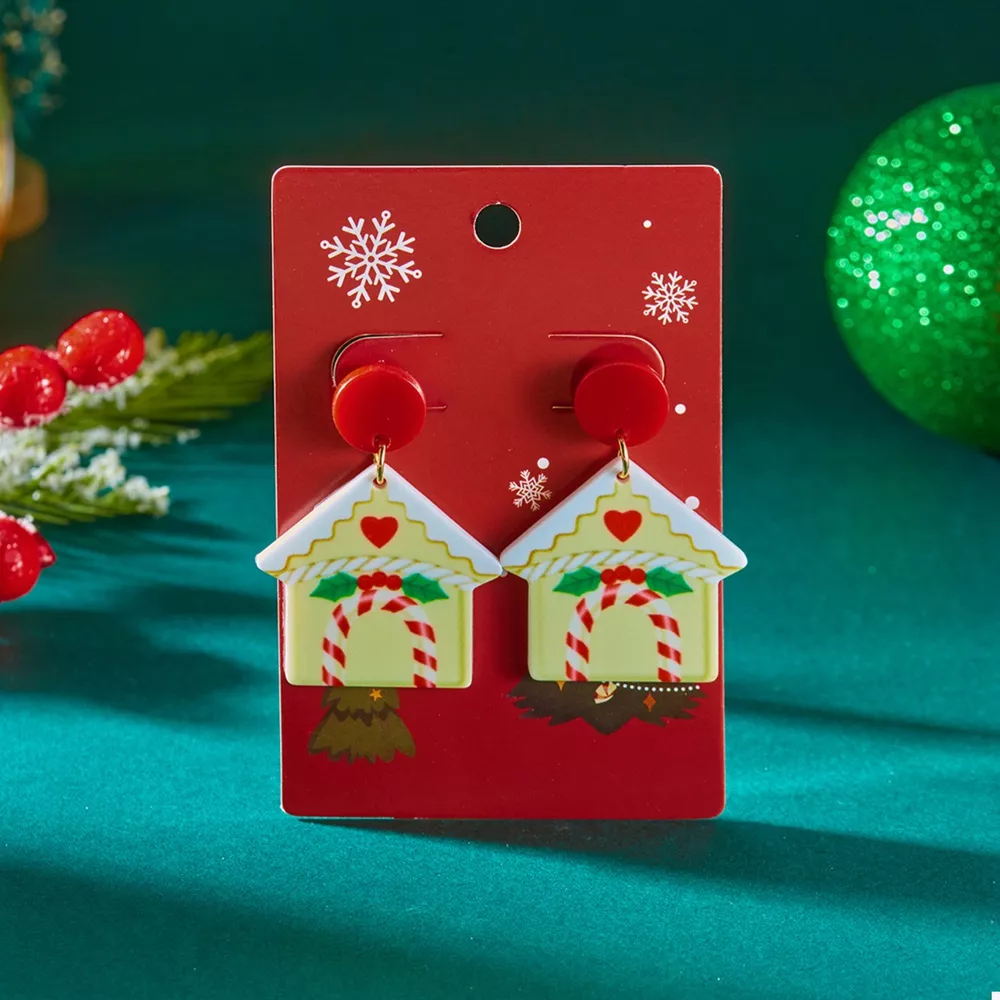Christmas Acrylic Dangle Earrings, image 13