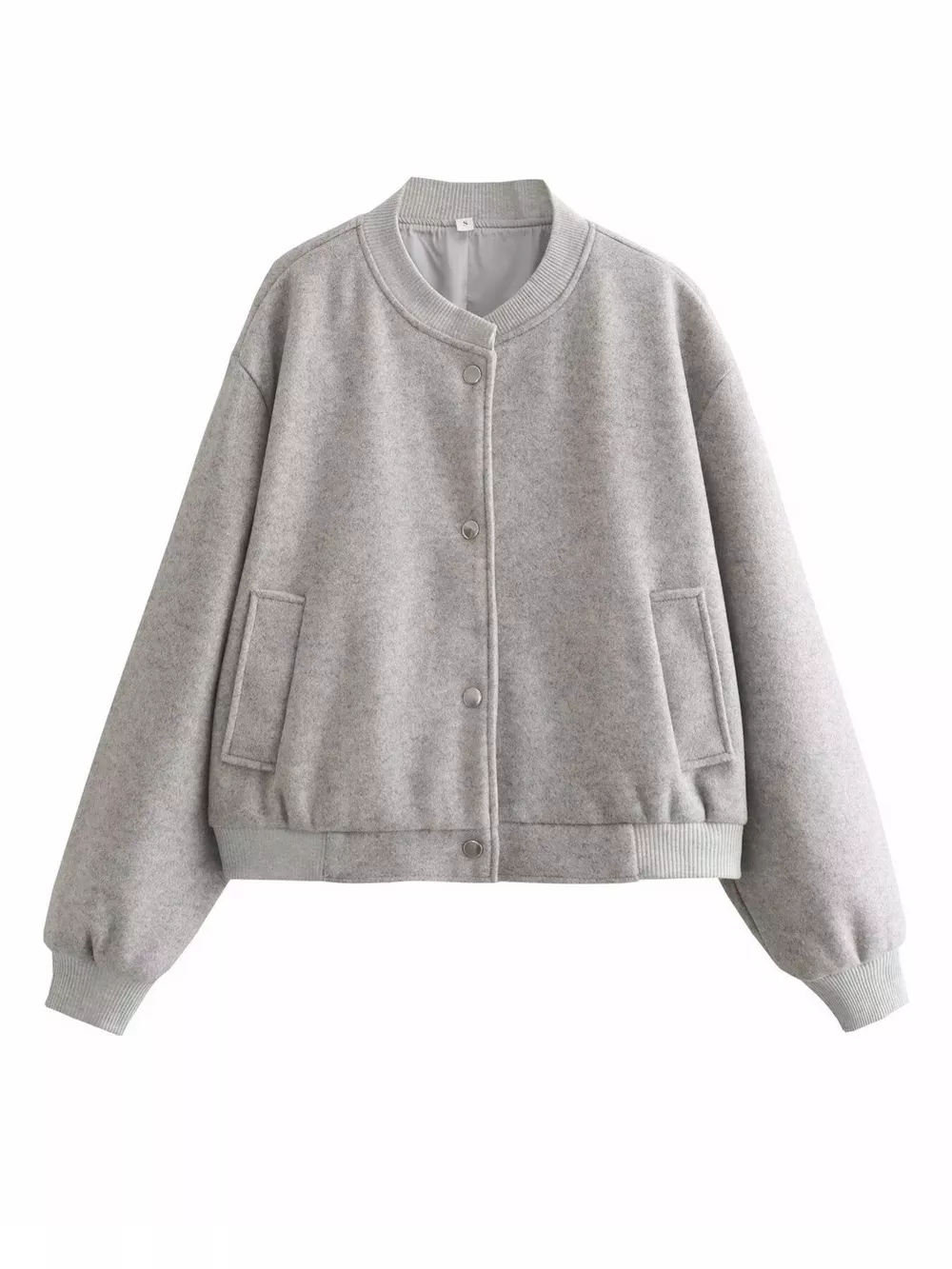 Snap Down Cropped Jacket, image 4