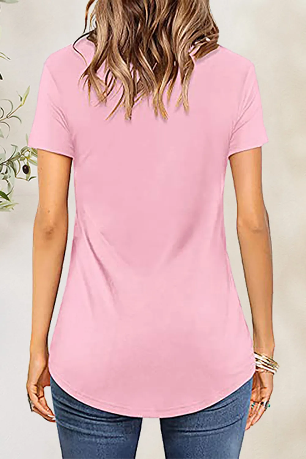 Crisscross Short Sleeve T-Shirt, image 8