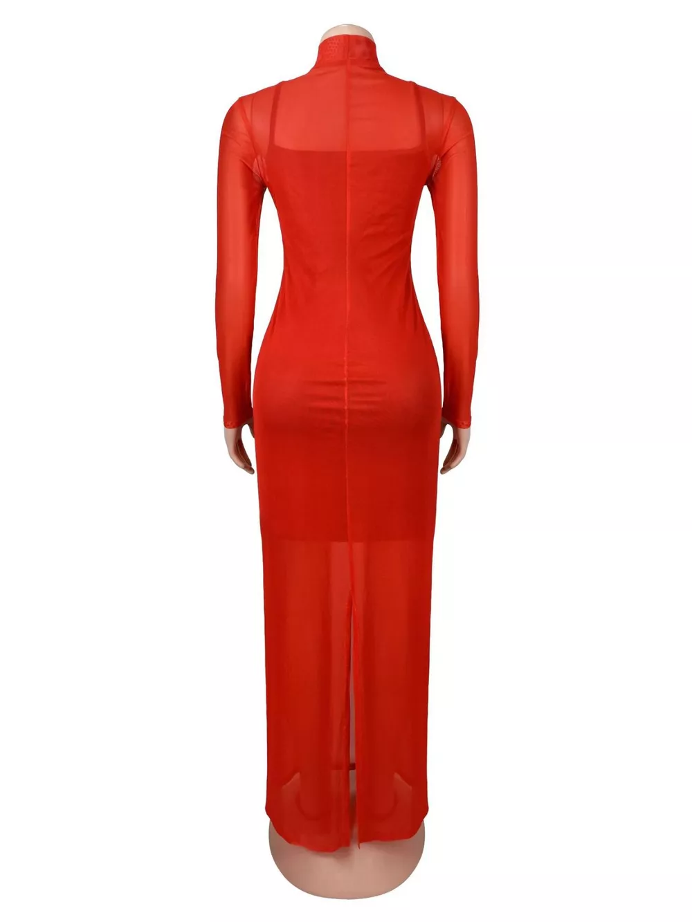 Cami Dress and Rhinestone Horse Mesh Maxi Dress Set, image 12