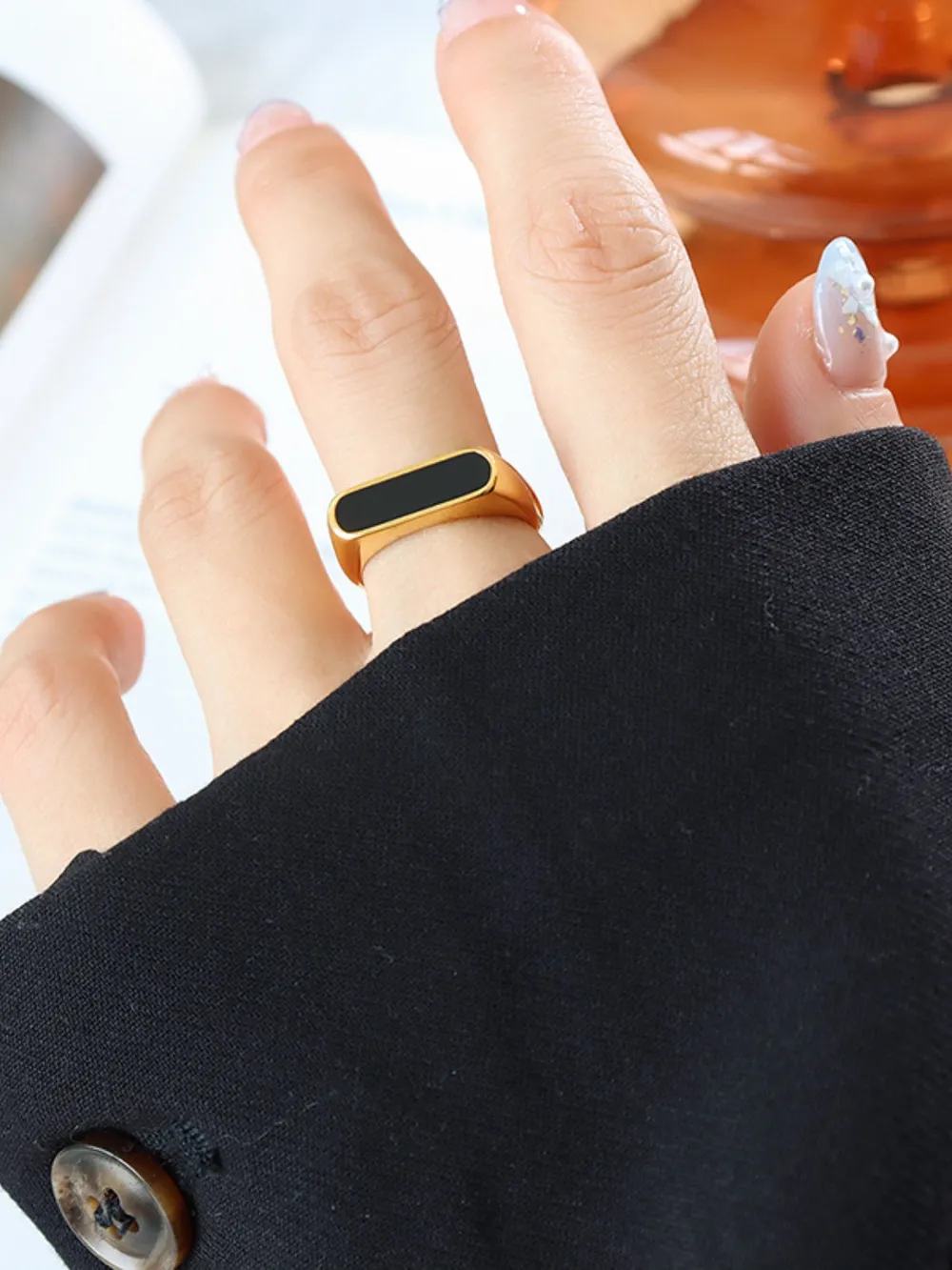 Titanium Steel Oil Drip Ring, image 3