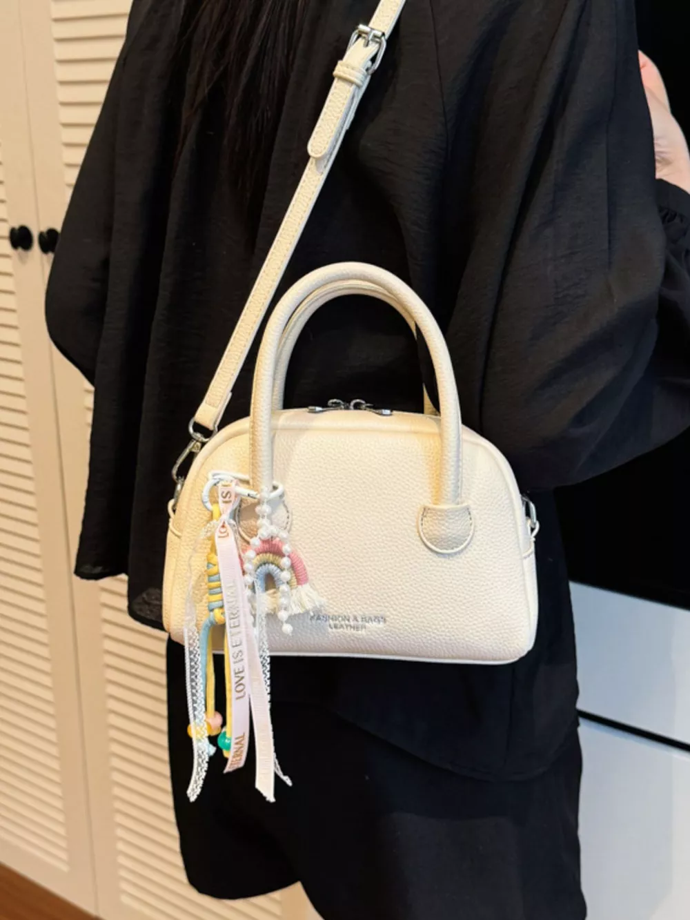 Charm Decor Crossbody Bag, image 5