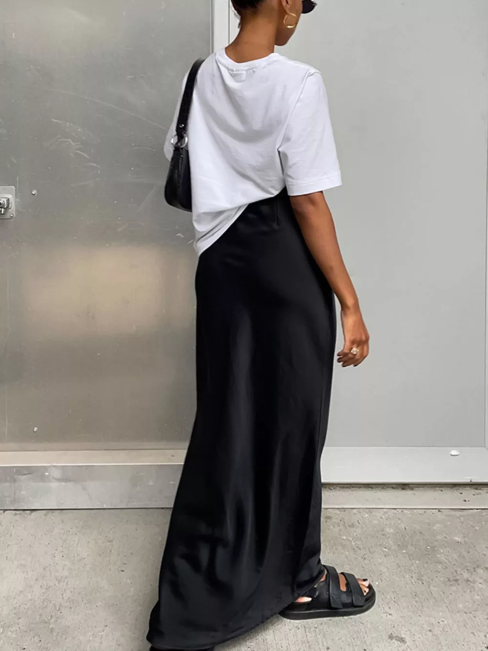 High Waist Maxi Skirt, image 3