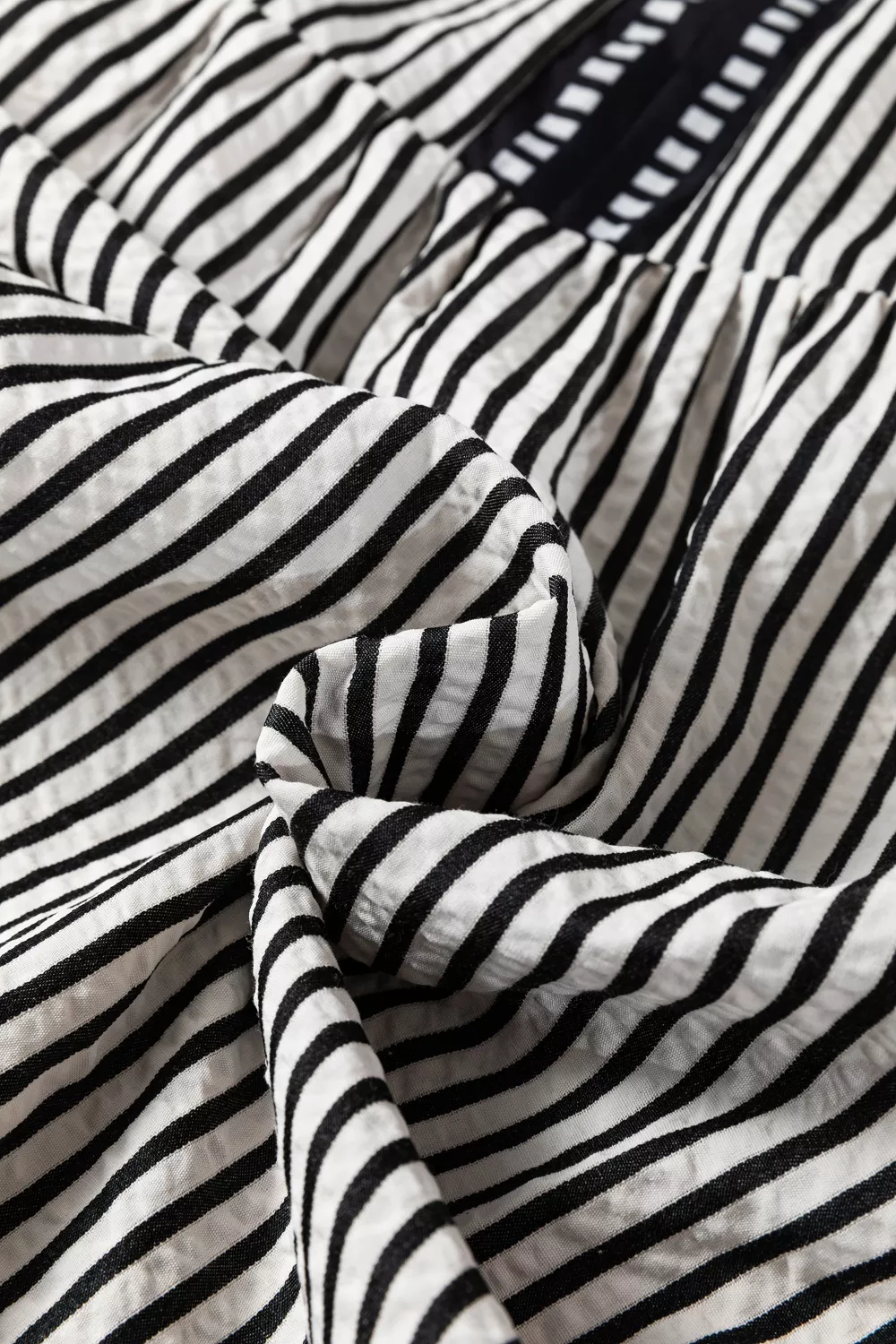 Striped Ruffle Sleeve Tiered Midi Dress, image 8