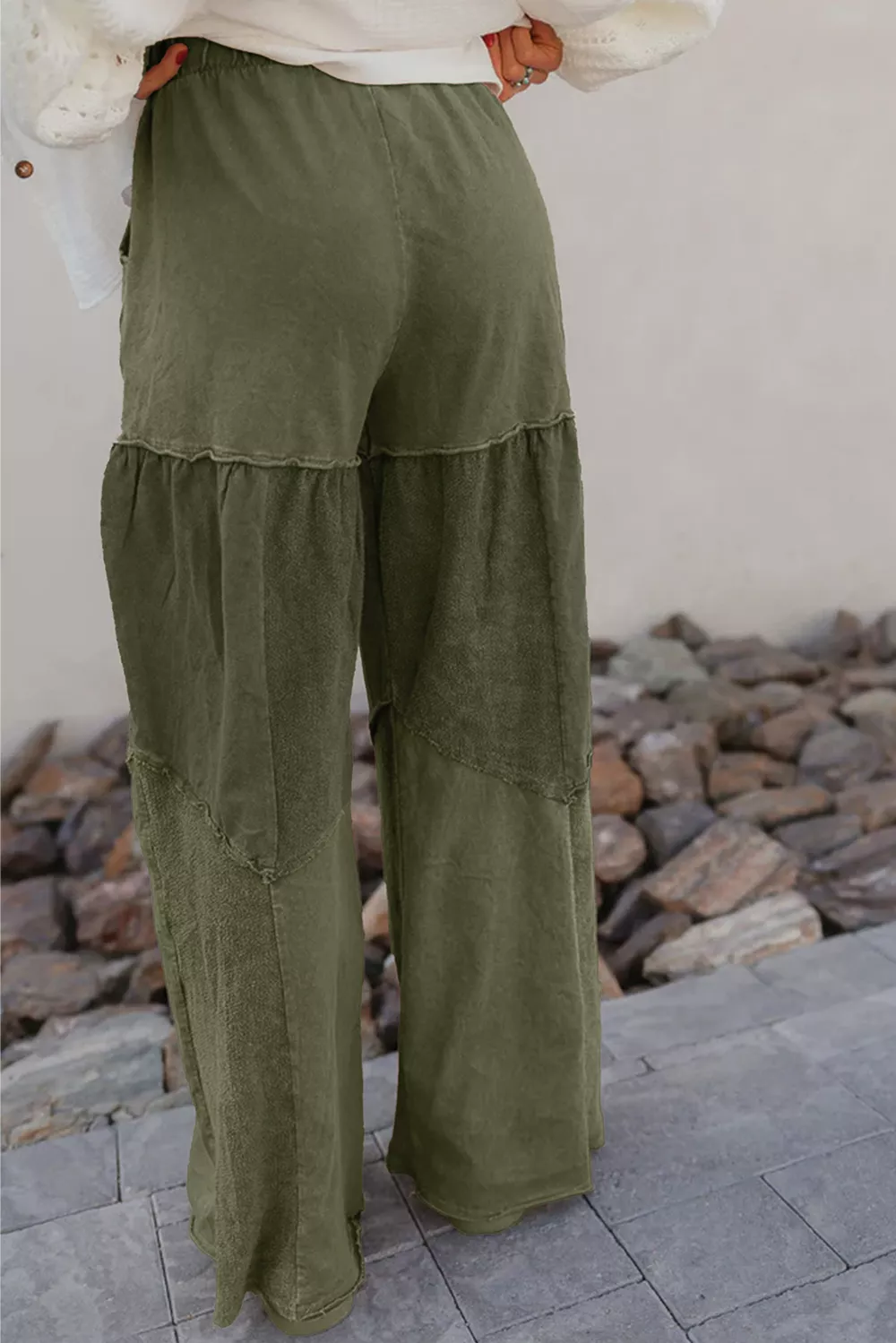 Tiered Wide Leg Pants, image 5
