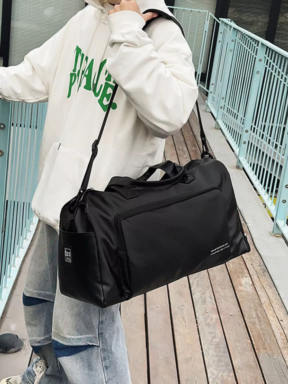 Large Capacity Canvas Travel Bag, image 6