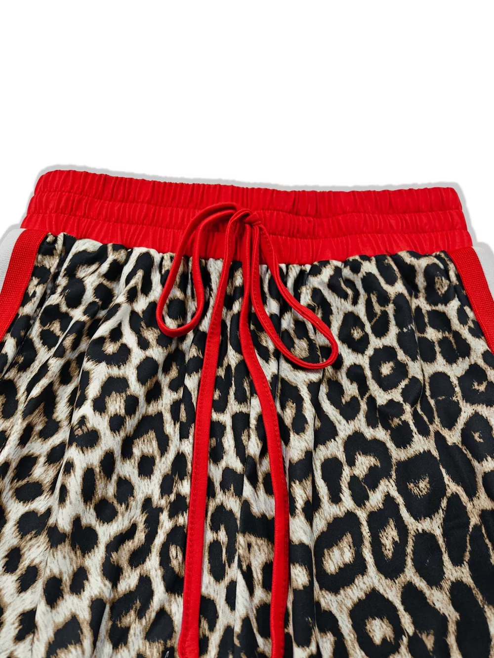 Leopard Round Neck Top and Pants Two-Piece Set, image 4