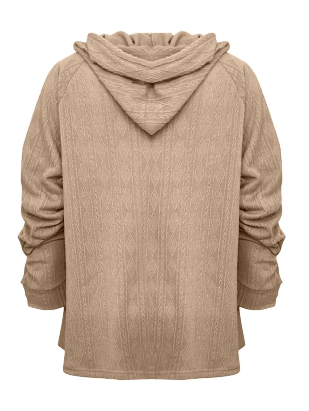 Full Size Drawstring Long Sleeve Hoodie, image 5