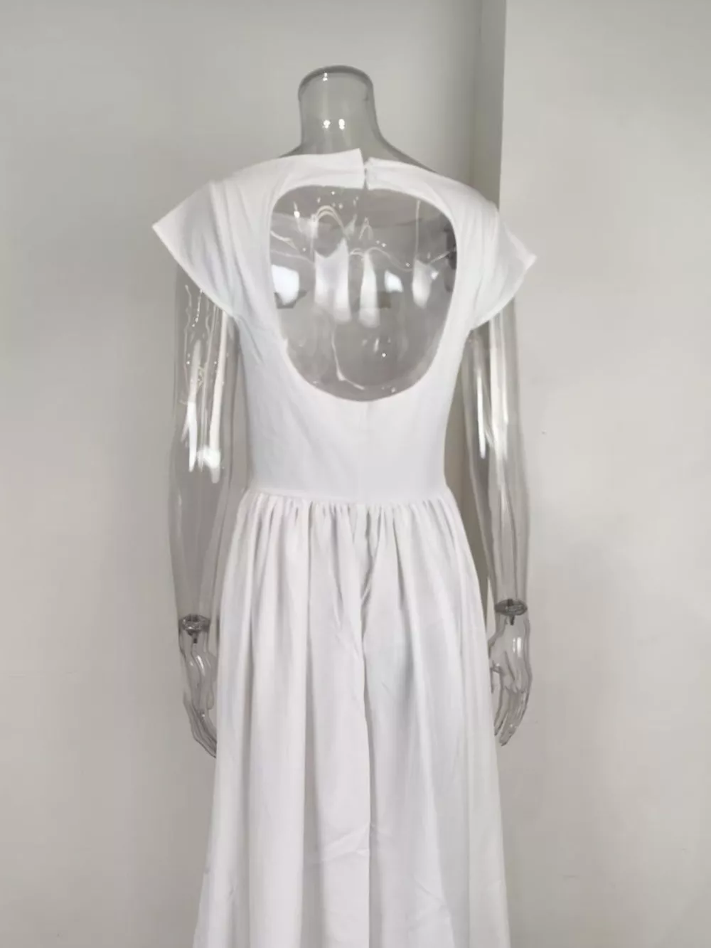 Cap Sleeve A-Line Midi Dress, image 5