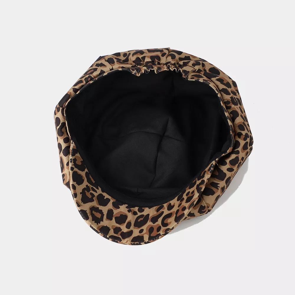 Animal Print Newsboy Hat, image 6
