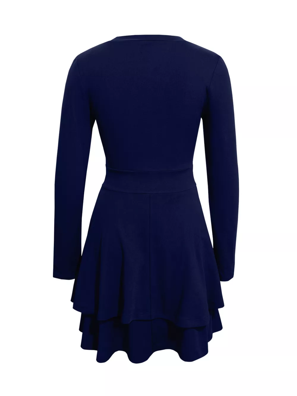 V-Neck Layered Ruffle Mini Dress, image 13