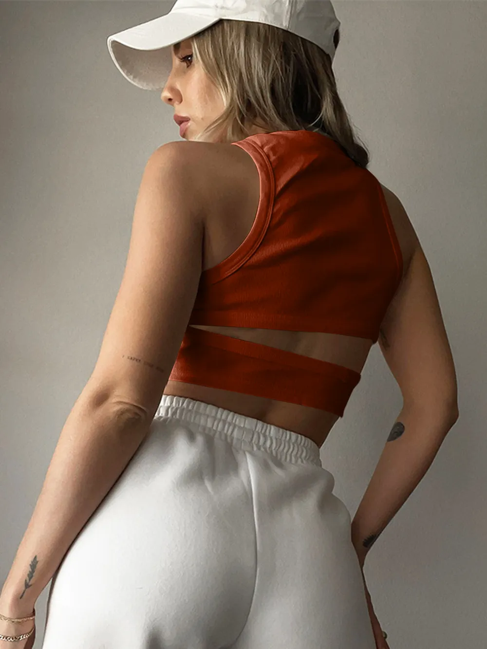 Cutout Round Neck Tank, image 13
