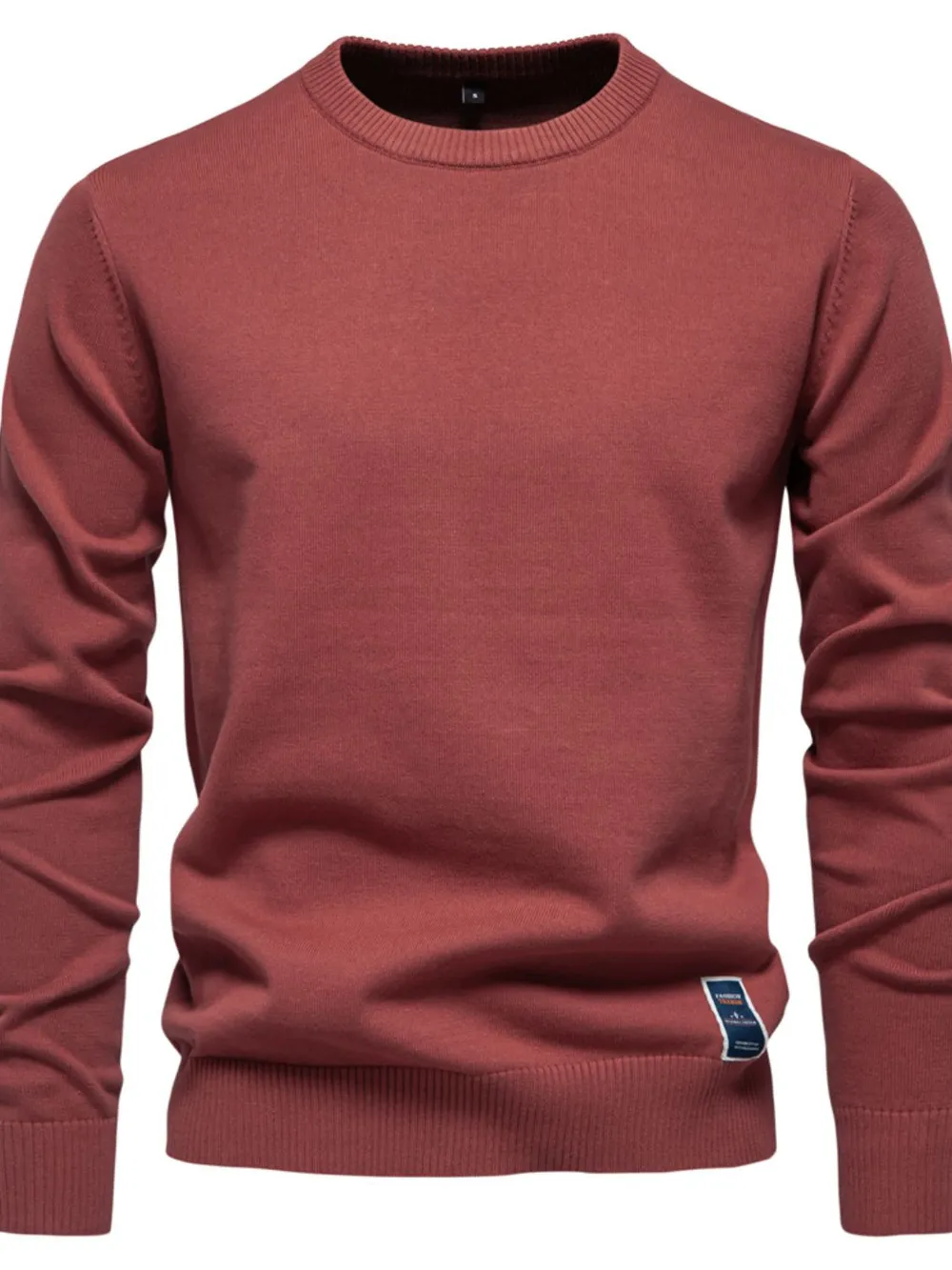 Men's Round Neck Long Sleeve Sweater, image 11
