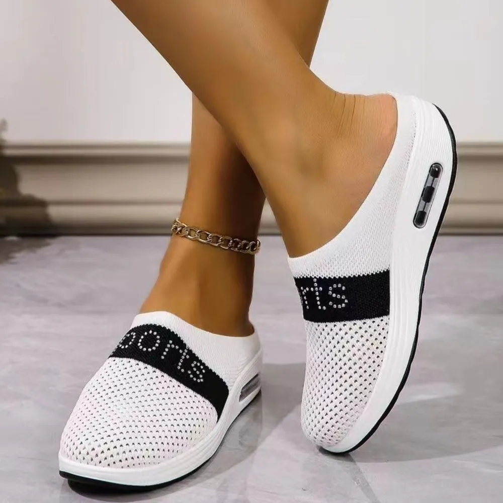 Breathable Mesh Round Toe Sandals, image 3
