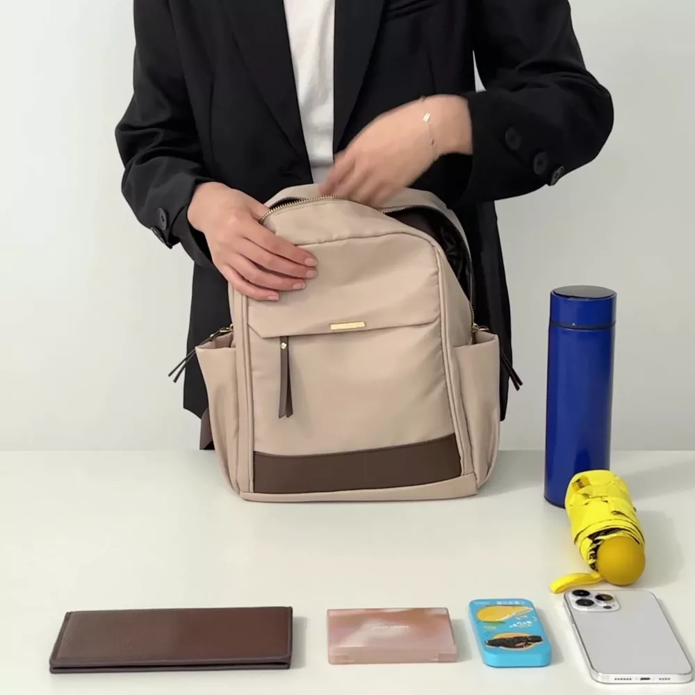 Lightweight Nylon Backpack Bag, image 6