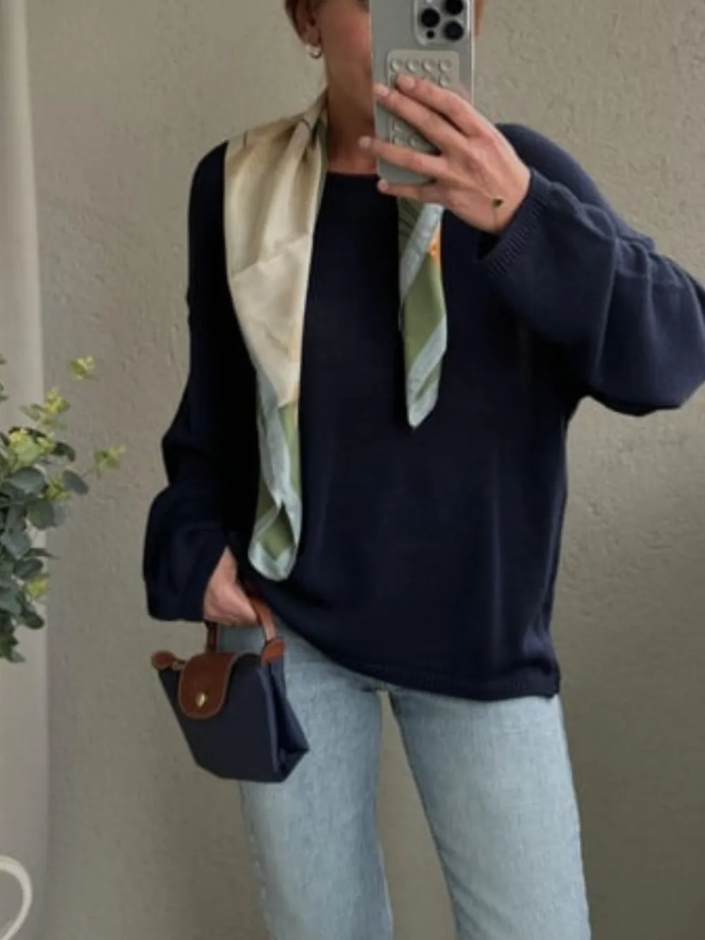 Boat Neck Drop Shoulder Sweater, image 7