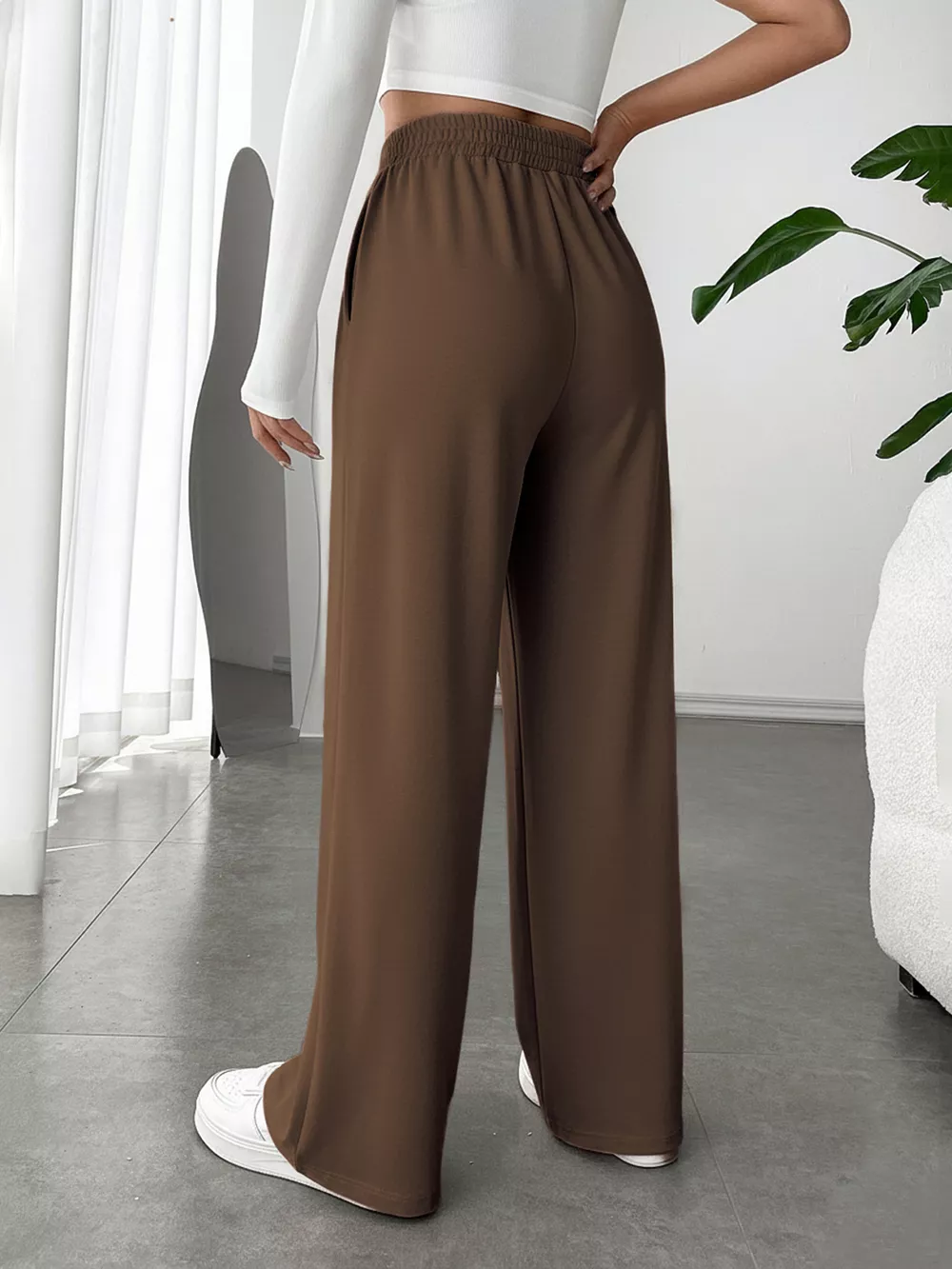 Wide Leg High Waist Pants, image 8