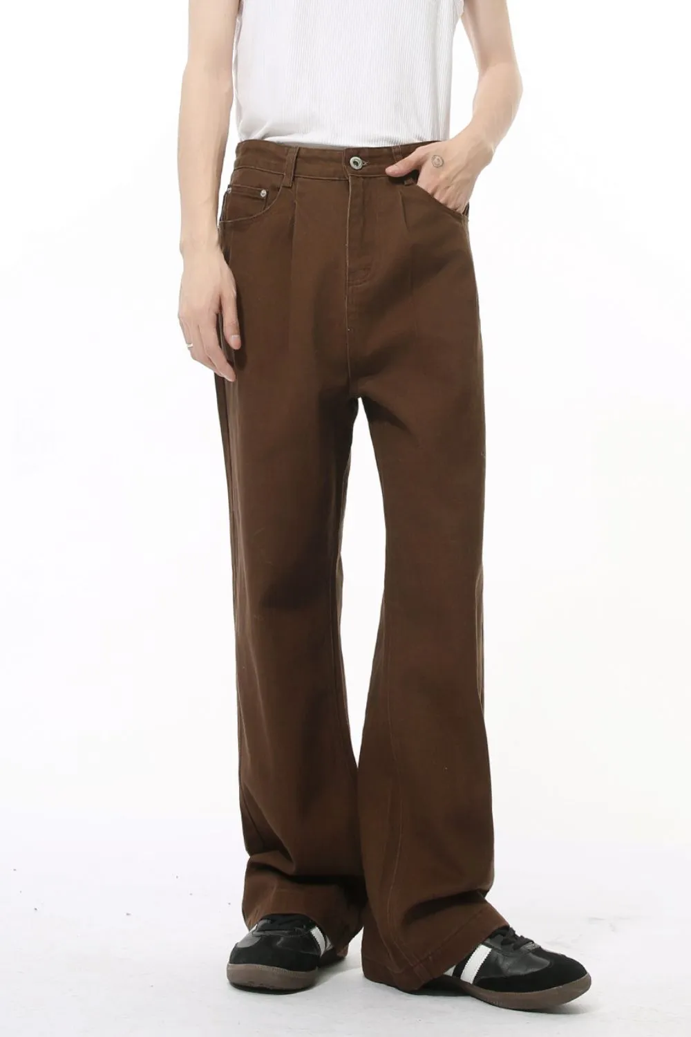 Mid Rise Men's Jeans with Pockets, image 3