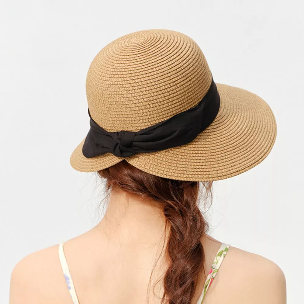 Wide Brim Straw Sun Hat, image 3