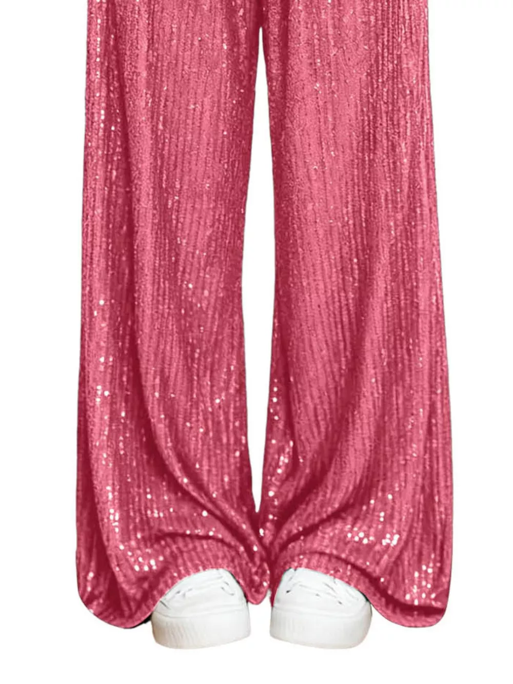 Sequin Wide-Leg Pants, image 8