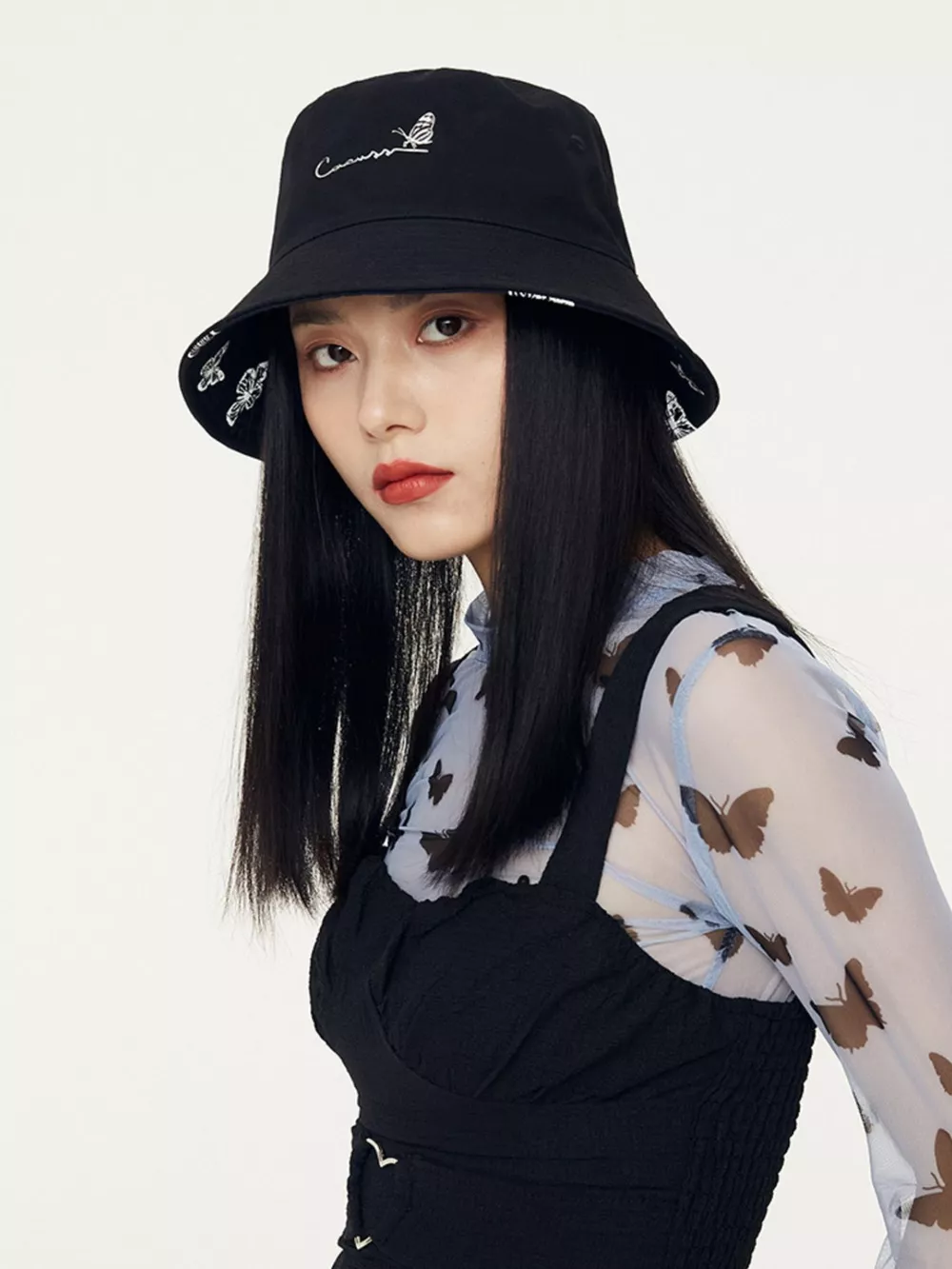 Reversible Printed Bucket Hat, image 4