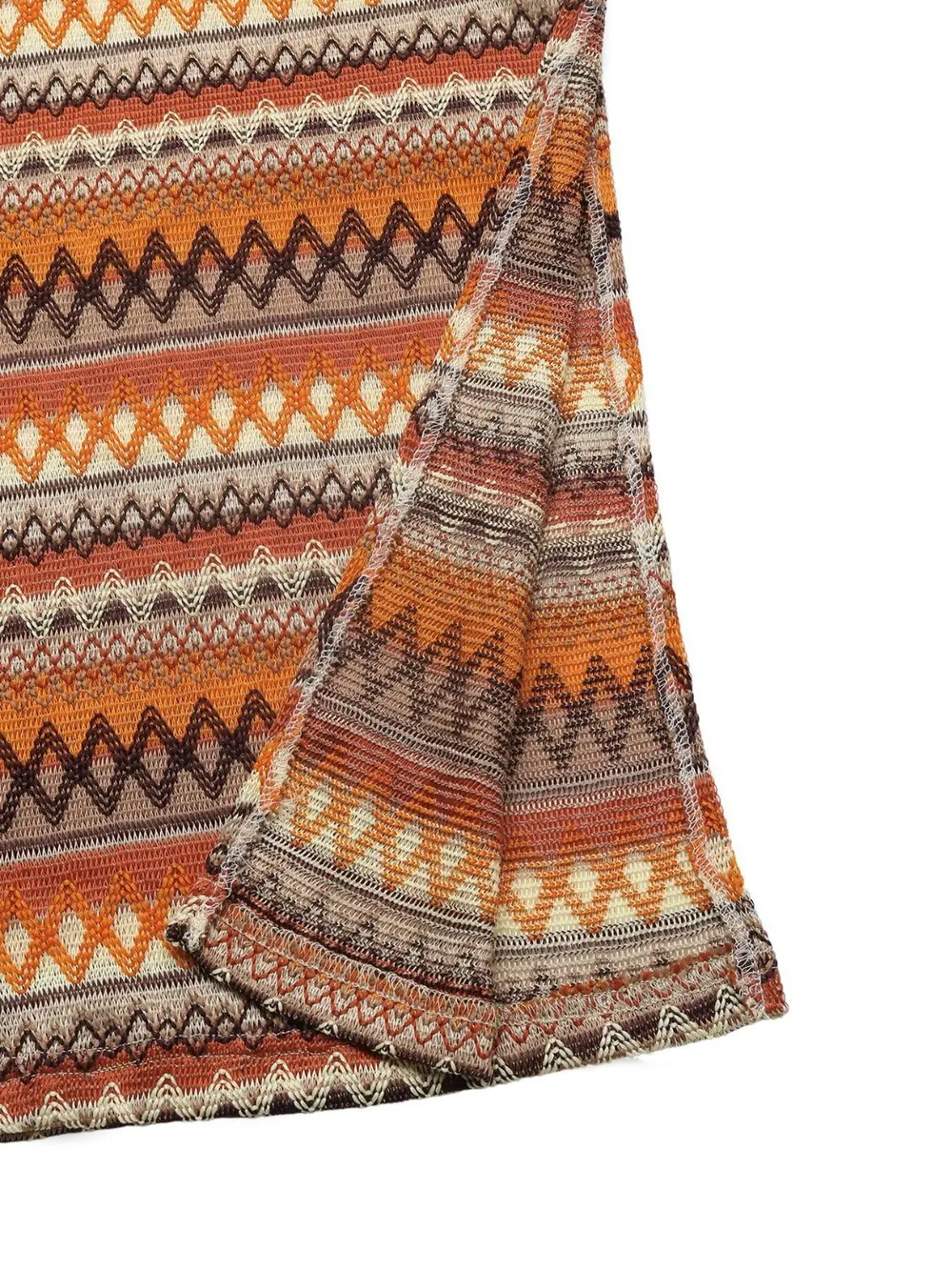 Side Slit Contrast Sleeveless Midi Tank Dress, image 3