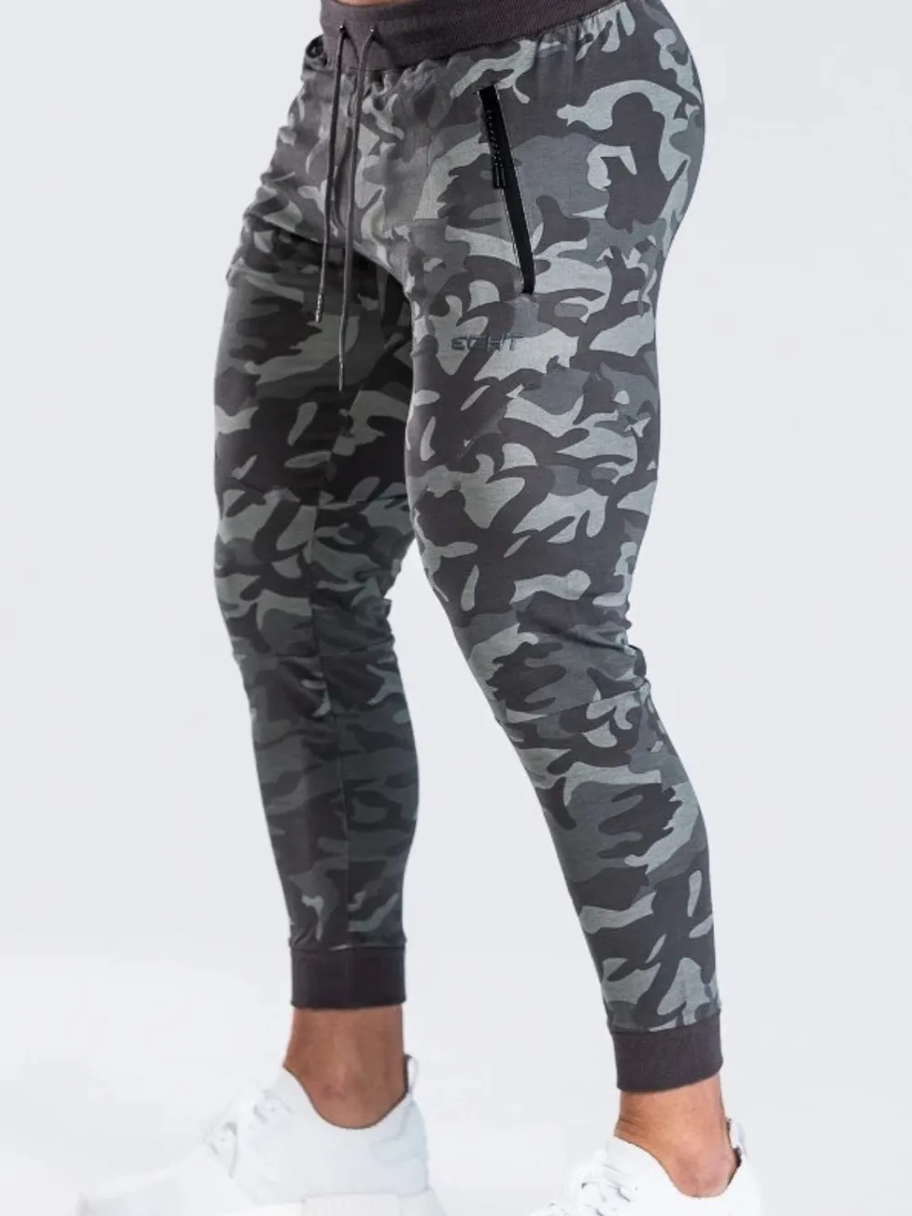 Men's Camouflage Drawstring Active Pants