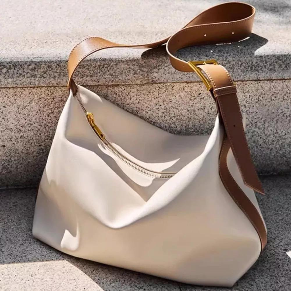 Leather Buckle Shoulder Bag, image 3