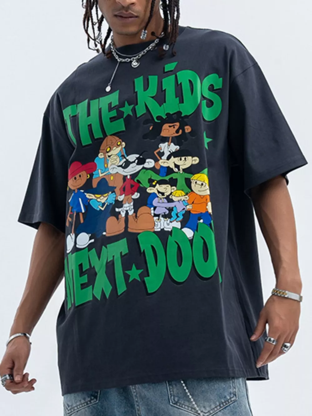 Men's Graphic Round Neck Half Sleeve T-Shirt