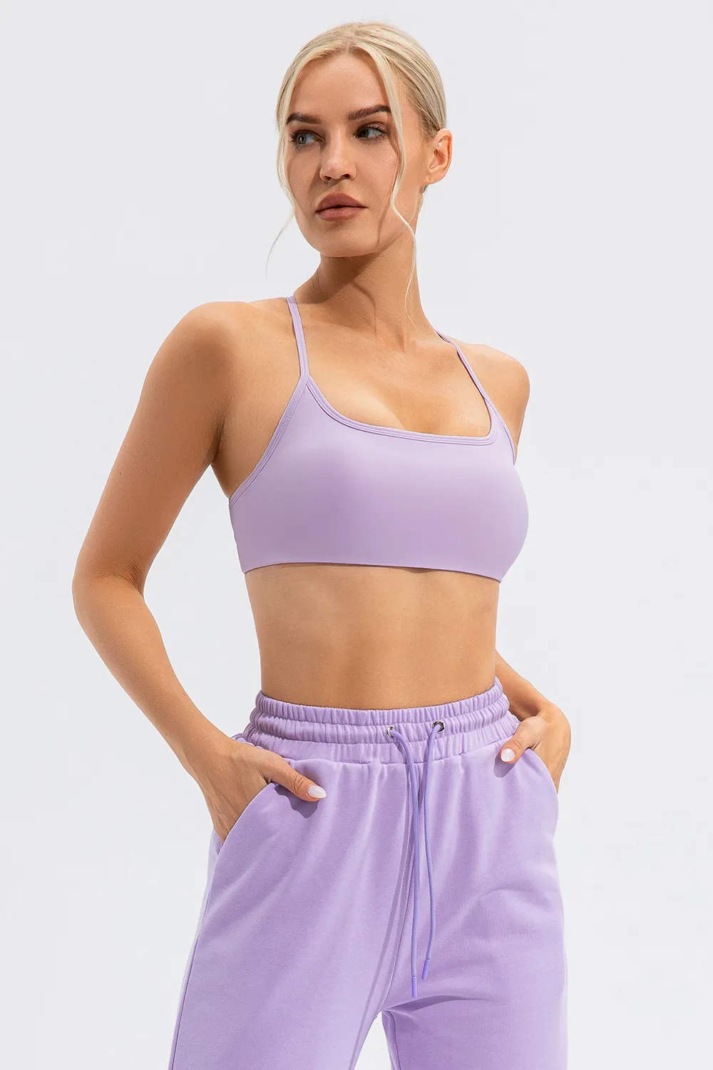 Crisscross Spaghetti Strap Active Cami, image 7