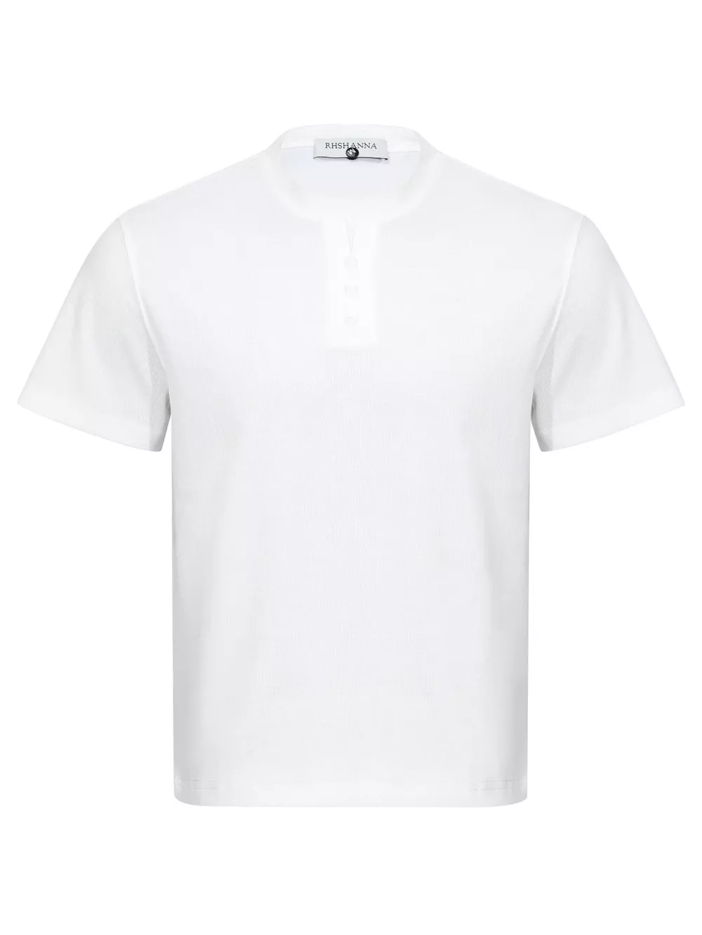 Men's Henley T-Shirt with Button Detail, image 7
