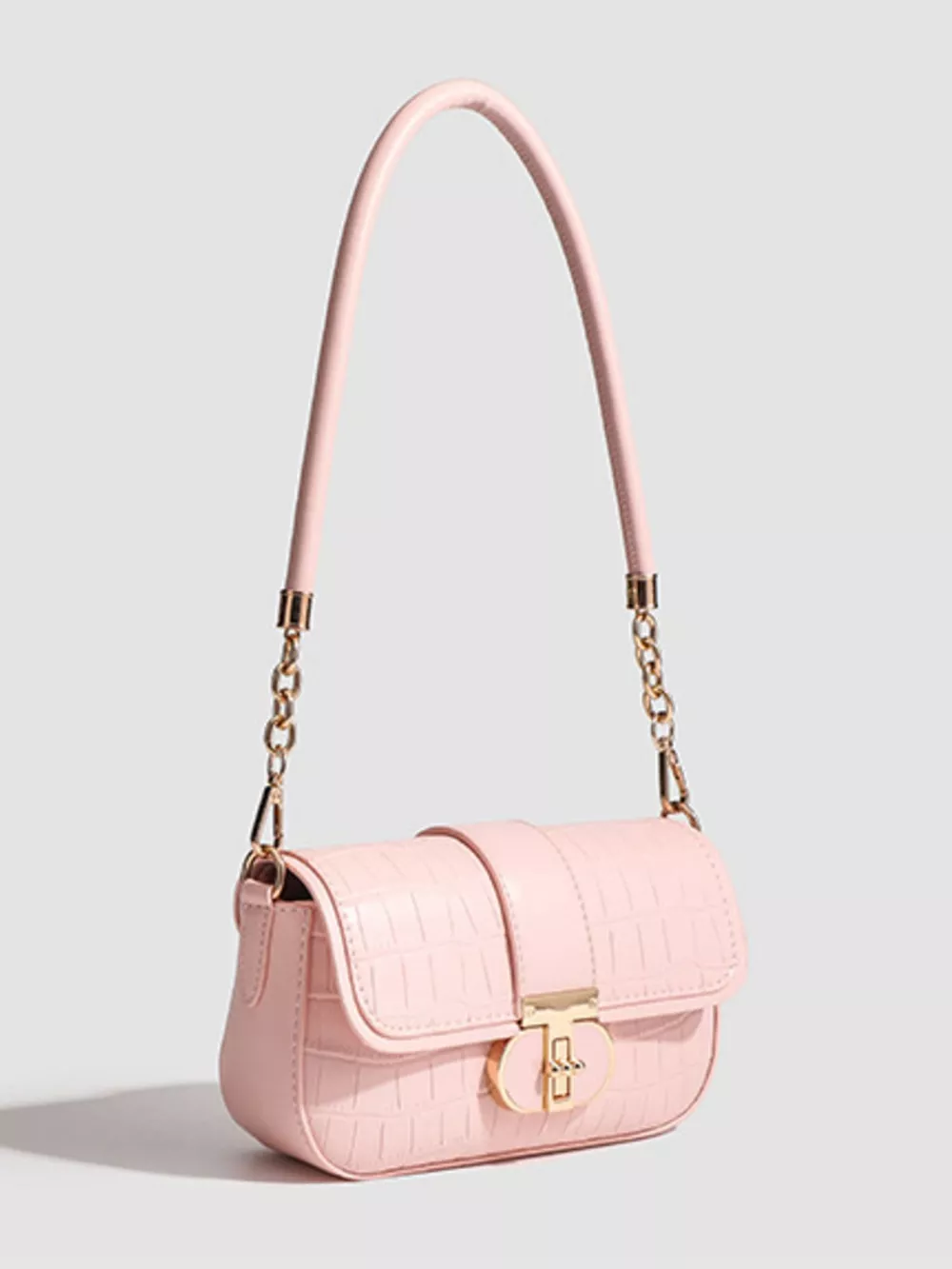Textured Flap Shoulder Bag, image 2
