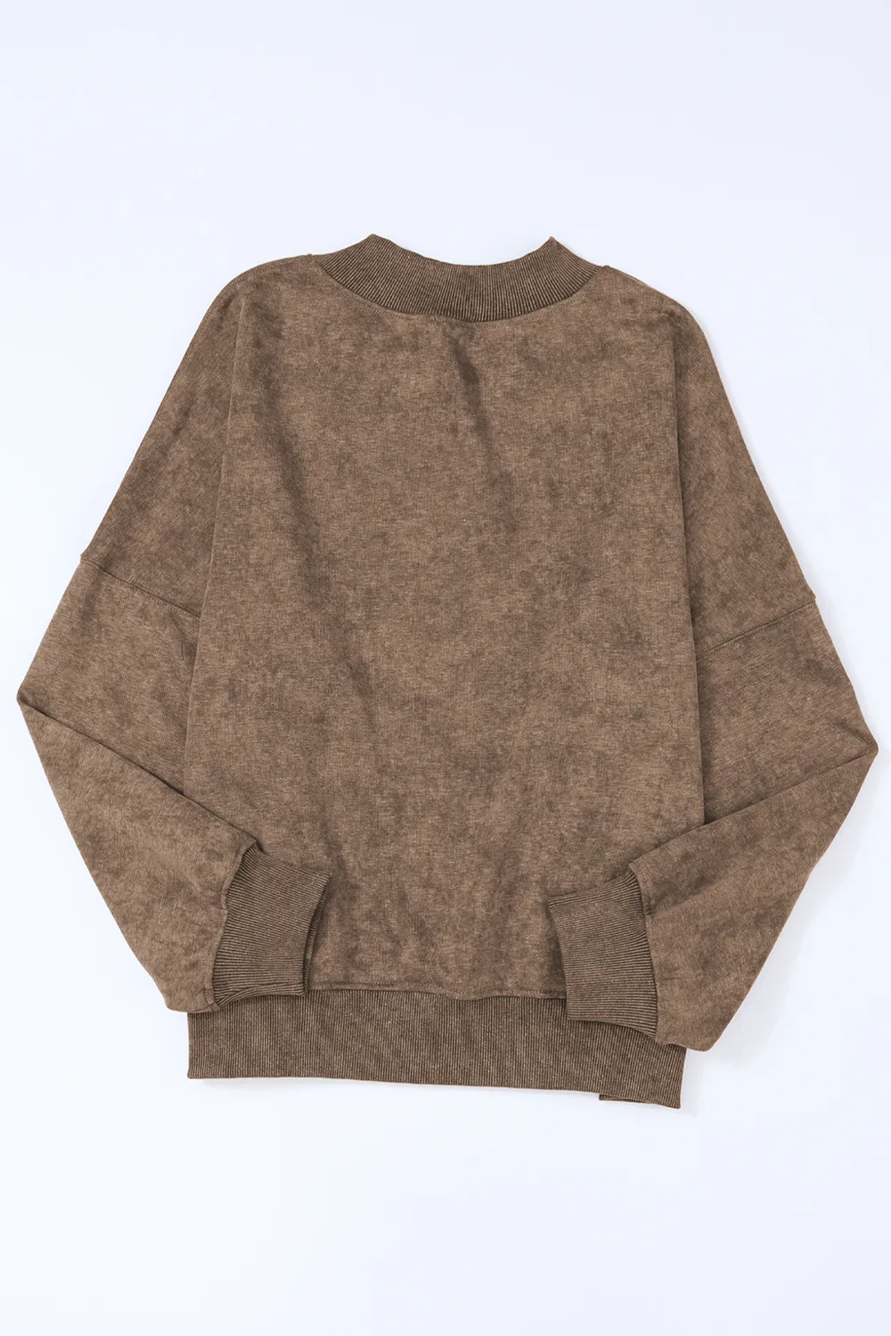 Mock Neck Dropped Shoulder Sweatshirt, image 7