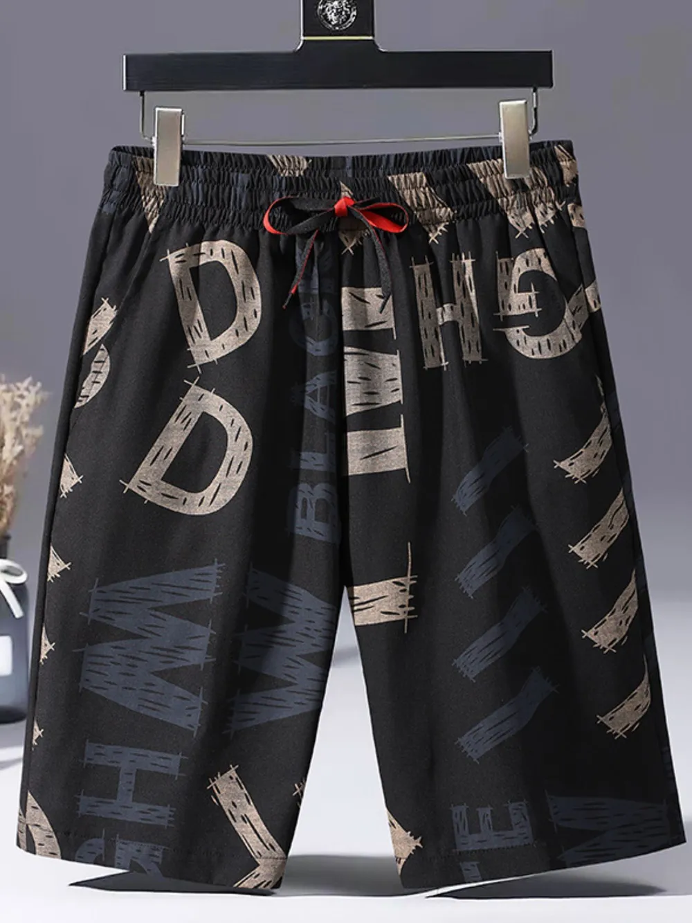Men's Drawstring Shorts with Pockets, image 5