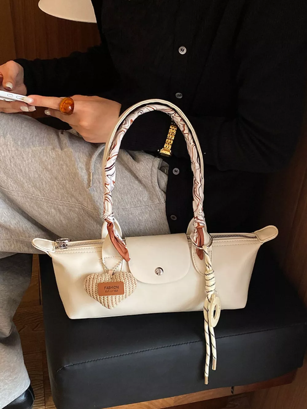 PU Leather Shoulder Bag, image 9