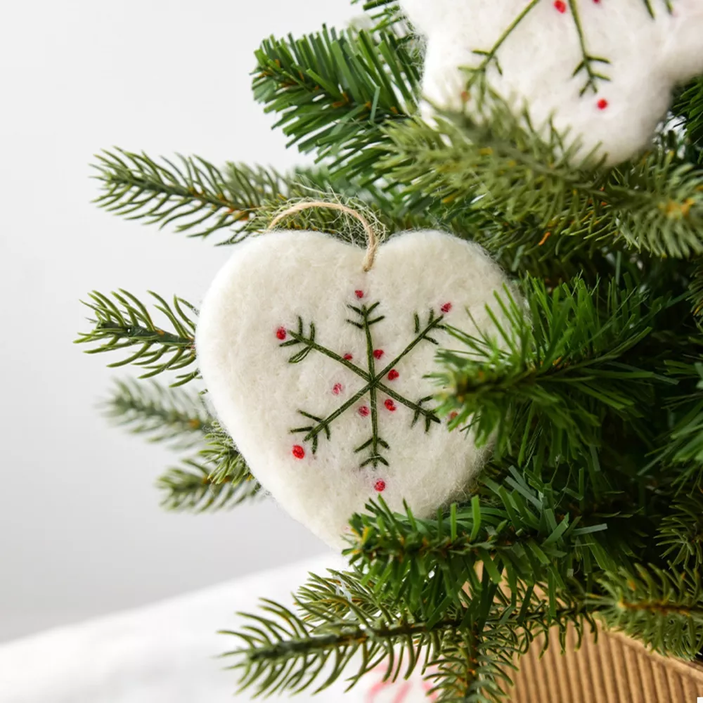 Christmas Felt Snowflake Ornament, image 3