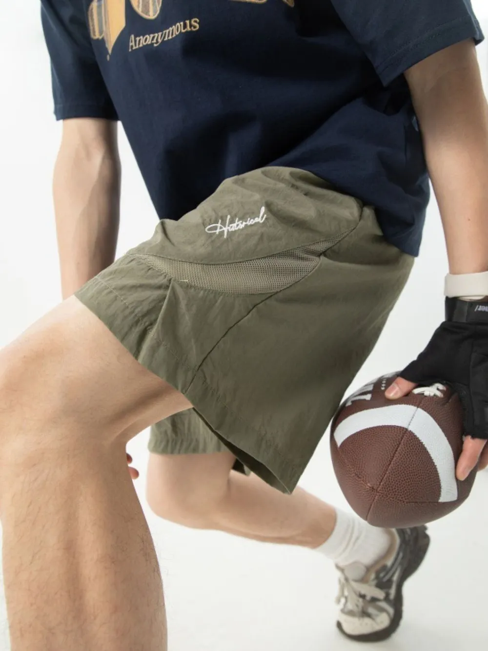 Men's Plus Size Drawstring Shorts with Pockets, image 3
