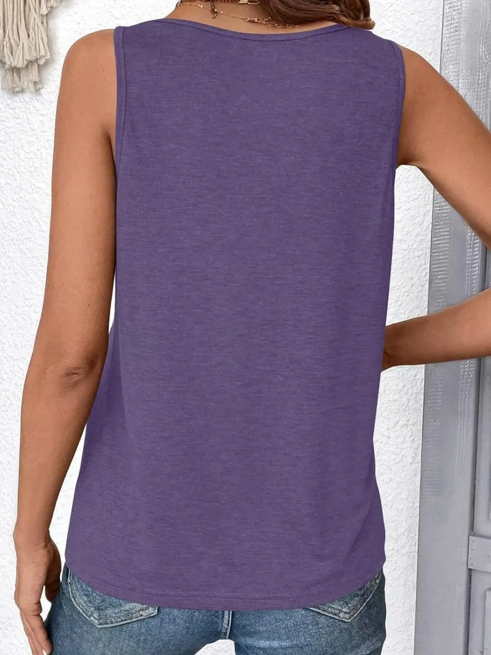 Ruched V-Neck Tank, image 8