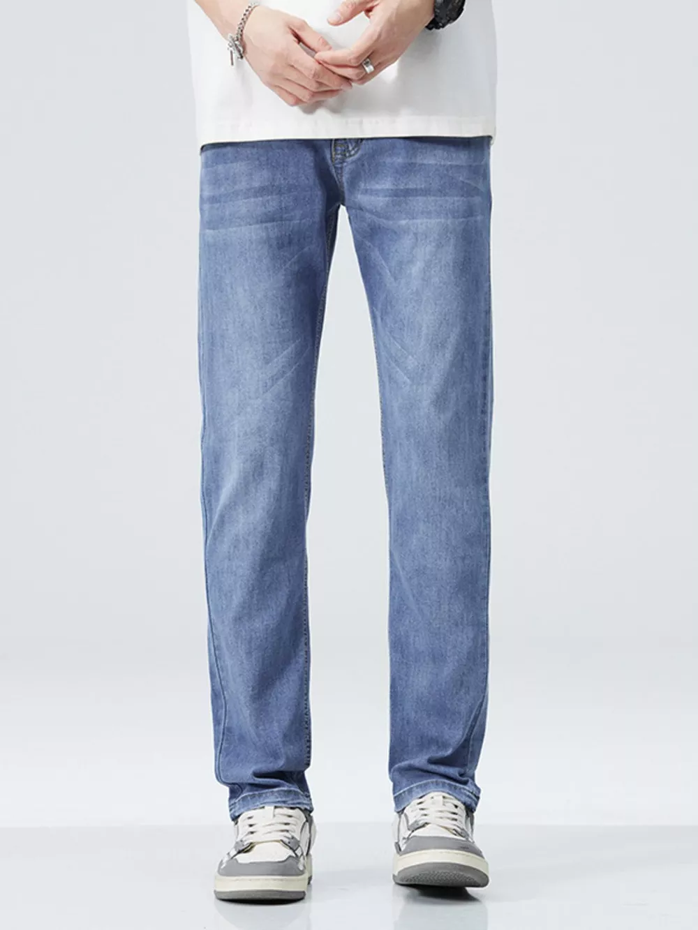 Men's Classic Straight Fit Jeans, image 7