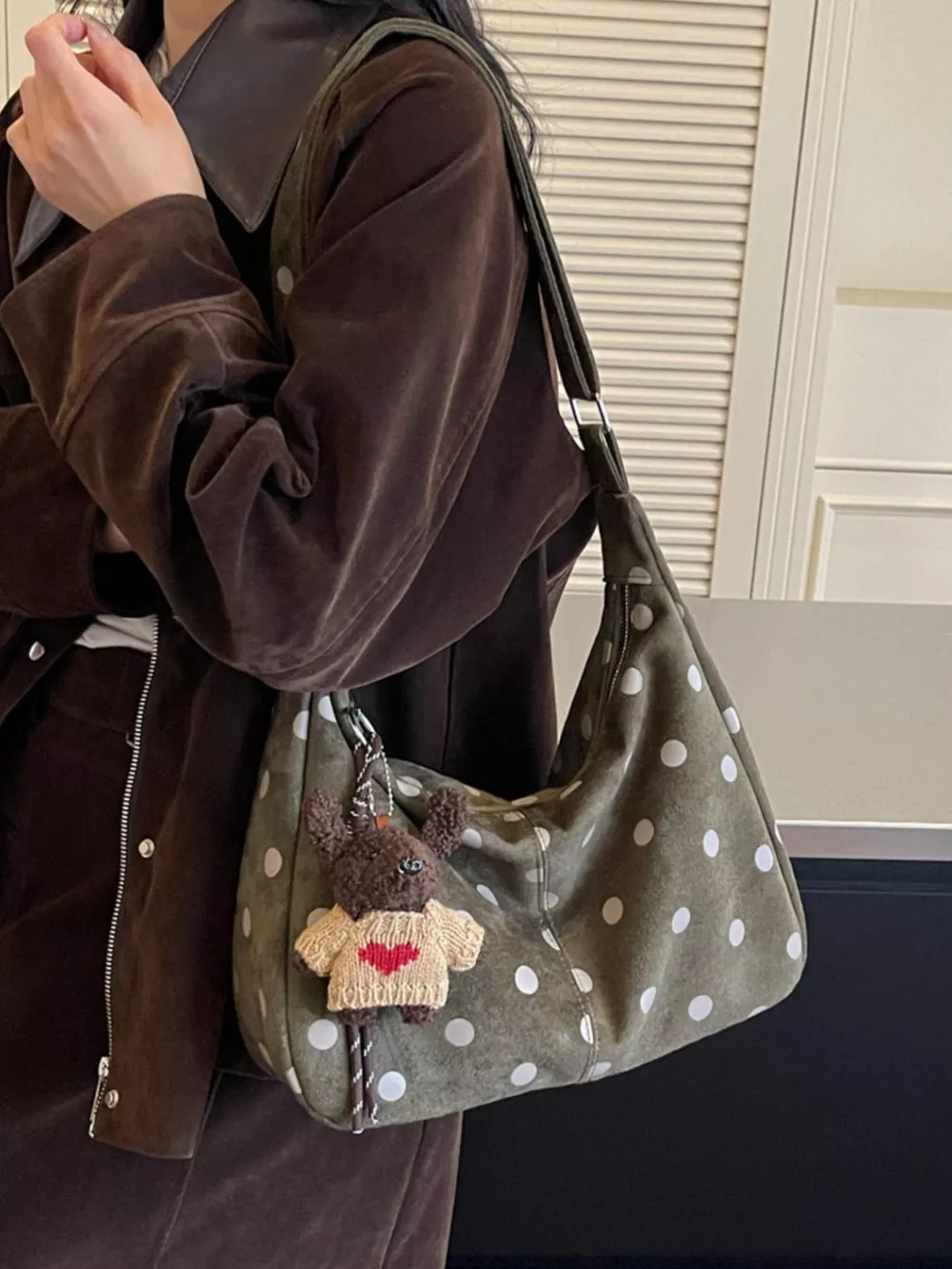 Polka Dot Shoulder Bag, image 2