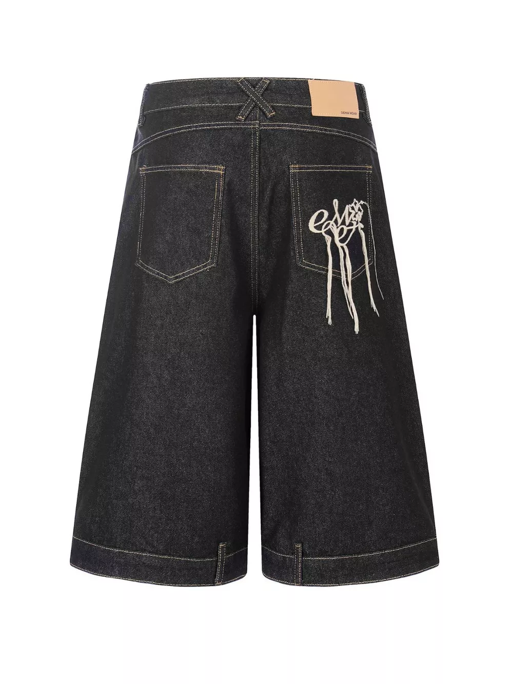 Men's Full Size High-Waisted Wide-Leg Denim Capris Plus Size, image 3