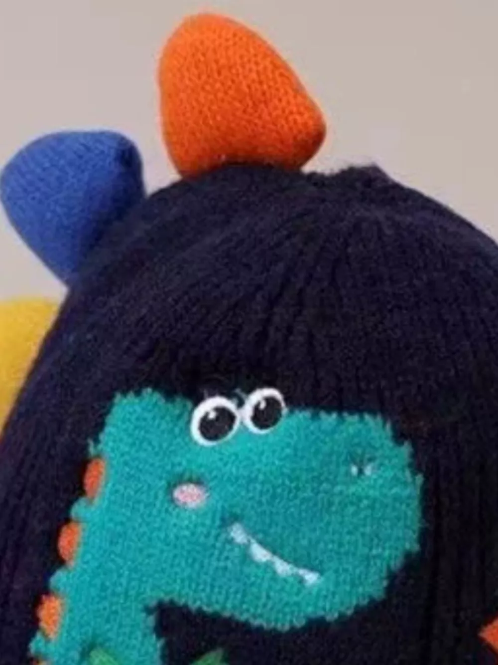 Children's Dinosaur Knitted Hat, image 12