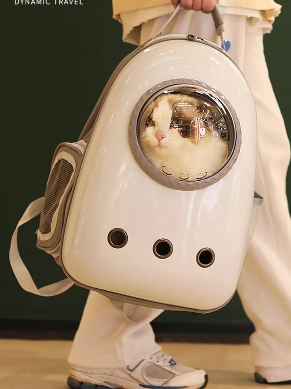Space Capsule Transparent Pet Carrier Backpack, image 7