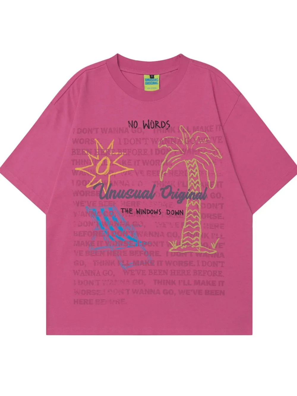 Men's Oversized Graphic Round Neck T-Shirt, image 2