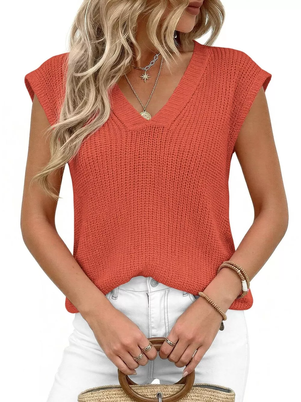 V-Neck Sweater Vest, image 13