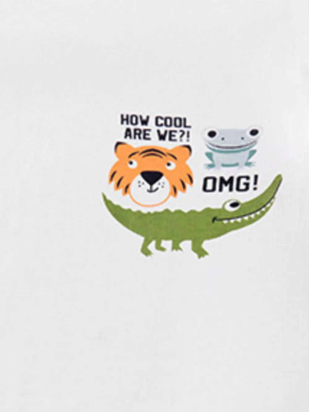 Children's Cartoon Animal Graphic Short Sleeve Tee, image 3
