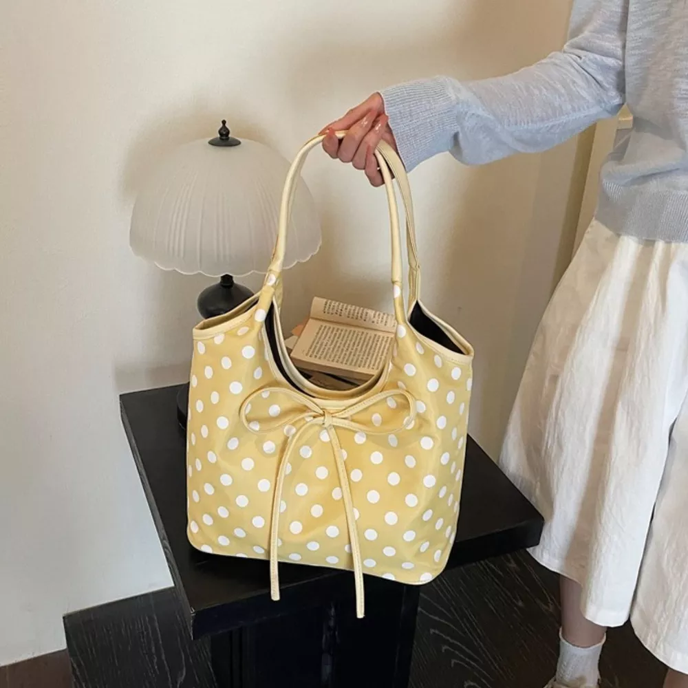 Polka Dot Bowknot Shoulder Bag, image 2