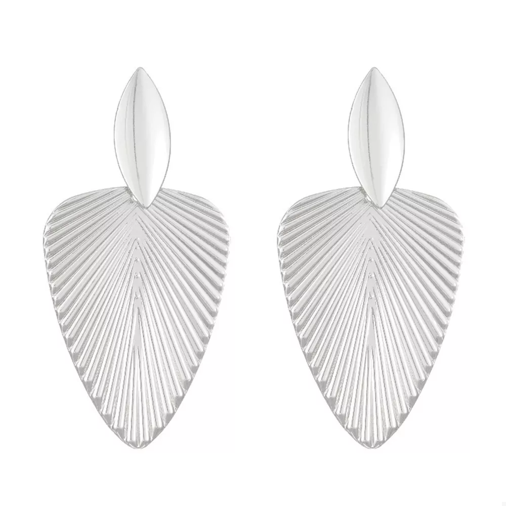 Alloy Textured Earrings, image 5