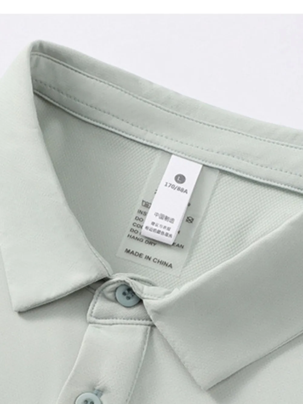 Men's Plus Size Button Detail Short Sleeve Polo, image 7