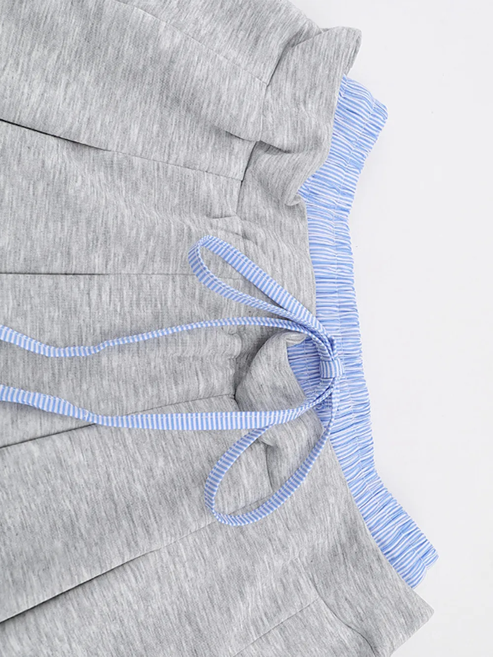 Drawstring Pleated Mini Skirt, image 5